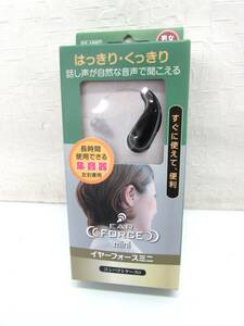 未使用 エムケー電子 EAR FORCE mini イヤーフォースミニ EF-16MT 集音器 コンパクトケース付 ブラック 黒