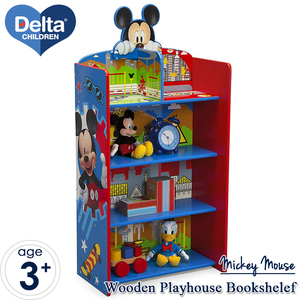 デルタ 子供用 本棚 ディズニー ミッキーマウス ドールハウス ブックスシェルフ ミッキー 子ども家具 Delta