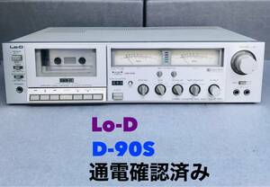 Lo-D ローディー D-90s カセットデッキ オーディオ器 中古 現状品 通電確認済み