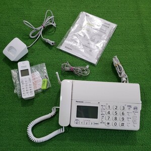 Panasonic パナソニック パーソナルファクス KX-PD205-W 通電確認済み FAX ファックス KX-PD205DL 電話機 子機 ホワイト KX-FKD404