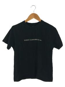 YOHJI YAMAMOTO◆S/S COTTON TEE Tシャツ/S/BLK/HN-T77-877//