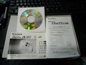 送料無料！FUJIFILM　デジカメ　使用説明書　FinePix A202