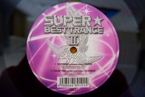 J3-131＜12inch＞「Super Best Trance Ⅱ」Cherry / Yesterday (DJ Kousuke Remix)・Ultrabeat / Feelin