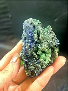 ◆AAAA級天然石極上質品アズライト【藍銅鉱】原石179U3-103U253D