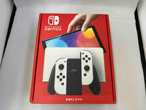 1円スタート Nintendo Switch(有機ELモデル) Joy-Con(L)/(R) ホワイト(HEGSKAAAA) 中古