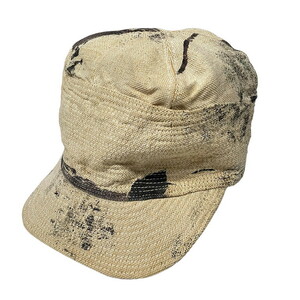 KAPITAL 【メンズ757Y】 duffle 07AW リネンキャンパス老人と海CAP リネンキャスケット 帽子 ヘッドウェア キャピタル ダッフル HC