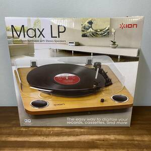  新品未使用 ION アイオン レコードプレーヤー Max LP スピーカー内蔵 ターンテーブル N5