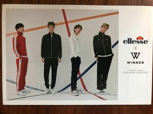 ■ellese×WINNER■ TEAM WEAR COLLECTION（2018年Spring・Summer）～ WINNERがCMモデルを務めるウェアのミニカタログ～　レア品かも！！