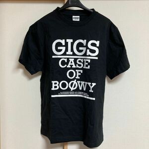 【未使用】GIGS CASE OF BOOWY 35th ANNIVERSARY バンドTシャツ ブラック Lサイズ