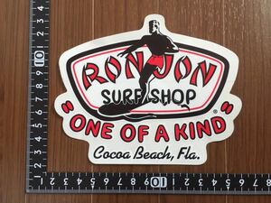 激レア!! RON JON SURF SHOP COCOA BEACH店 ビンテージ ステッカー 新品 デッド ロンジョン サーフ ショップ ココアビーチ サーフィン②