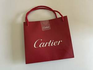Cartier カルティエ 紙袋 ショップバッグ 約20×18×8cm