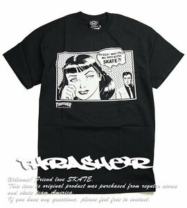 Thrasher (スラッシャー) US Tシャツ Boyfriend T-Shirt Black ブラック (XL) スケボー SKATE SK8 スケートボード