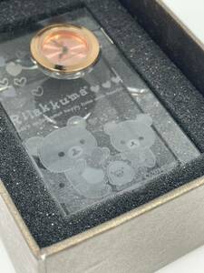 ★置時計 クリスタルクロック リラックマRilakkuma San-x サンエックス 不動