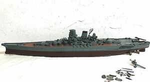 ジャンク・欠品☆完成品 ニチモ 1/300 旧日本海軍超弩級戦艦 大和