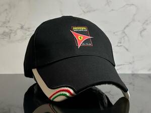 【未使用品】224KC★Ferrari フェラーリ キャップ 帽子 CAP ファンにも嬉しい上品で高級感のあるデザインのコットン素材♪《FREEサイズ》