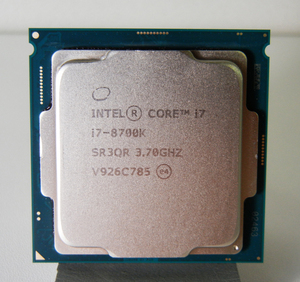 ★INTEL CPU Core i7-8700K/6コア12スレッド/3.70GHz/LGA1151/BIOS起動確認済