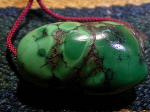 アンティーク チベタン ターコイズ Antique Tibetan Turquoise Bead 老天珠 天珠 gyu ユ Tibet