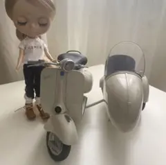 Newray ニューレイ　Vespa ベスパ　サイドカー　1/6ドールに