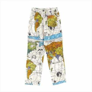 SAINT Mxxxxxx Dr.Woo Pajama Pants World Map White サイズM 新品未使用品