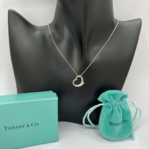 ▽▼ティファニー TIFFANY&Co. オープンハート エルサ ペレッティ ネックレス スターリングシルバー 925 アクセサリー レディース 箱付▼▽