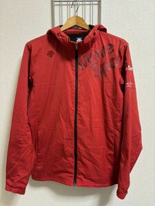 ［DESCENTE Move Sport］デサント　ムーブスポーツ　スポーツウェア　ジャケット 赤系　M Y1951