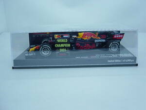 送料300円～ MINICHAMPS 1/43 Red Bull RB16B ABU DHABI GP 2021 WORLD CHAMPION #33 M.VERSTAPPEN フェルスタッペン ピットボード付き