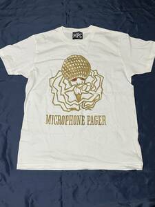 MICROPHONE PAGER Tシャツ 白　Mサイズ　未使用　MURO TWIGY マイクロフォンペイジャー