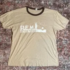 アメリカンアパレル　R.E.M. バンドTシャツ　ツアーT　アメリカ製