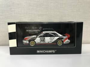 【１円スタート】1/43　ミニチャンプス アウディ V8 DTM 1990 #46 MINI CHAMPS Audi V8 DTM 400 911046 ZC