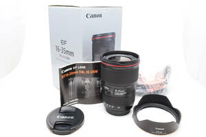 ★新品級★　キャノン　Canon 広角ズームレンズ EF16-35mm F4L IS USM フルサイズ対応 EF16-3540LIS