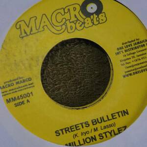 Electric Heavy Bass Sound Bullet Era Riddim Single 3枚Set from Marco Beat Million Stylez Brusco Killacat 