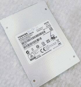 【中古パーツ】2.5 SATA SSD 60GB 1台 正常 TOSHIBA THNSNJ060GCSU ■SSD2080