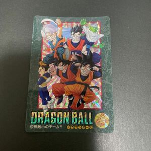 18.ドラゴンボール ビジュアルアドベンチャー！254 無敵のチーム 送料無料 美品 カードダスバンダイ 孫悟空 ベジータ 