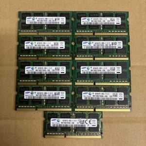 K112 SAMSUNG ノートPCメモリ 4GB 2Rx8 PC3-12800S 9枚