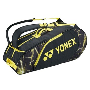 【YONEX BAG2222R 824】YONEX(ヨネックス) ラケットバッグ 6本入り ライトニングイエロー 新品未使用 