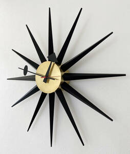 ヴィンテージ オリジナル George Nelson Howard Miller Sunburst Clock ジョージ・ネルソン ハワード・ミラー社 ミッドセンチュリー