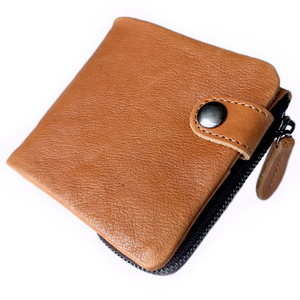 MingRen鳴人 牛革製二つ折り財布 レギュラー(ショート)ブラウン MR1003HZ-S