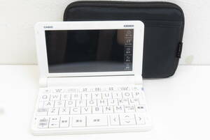 16491 小604-340　電子辞書　カシオ　XD-SV4750　CASIO　EX-word　エクスワード　高校生モデル　ホワイト 白　中古品　ヤ60