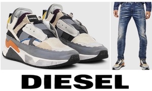 定価40,700円DIESELディーゼルS-BRENTHA DECクレイジーパターンダッドスニーカー43joggKROOLEYTHOMMERSTRUKT