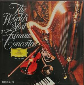 LP盤 オイストラフ/シュナイダーハン/フェラス/フルニエリ/ヒテル/ケンプ　World Most Famous Concertos (10LP)