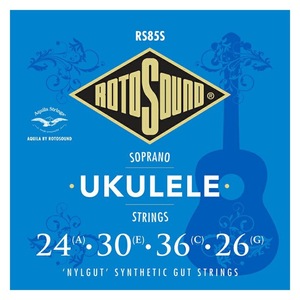 ロトサウンド ウクレレ弦 6セット RS85S Ukulele Nylgut Synthetic Gut ソプラノ用ウクレレ弦×6セット ROTOSOUND