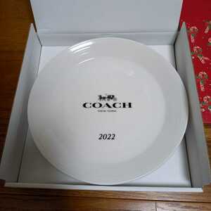 COACH 非売品　プレート　皿　クリスマス　2022