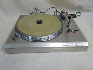 (く-L-1564)SONY ターンテーブル PS-313 レコードプレーヤー LPプレーヤー ダイレクトドライブ 通電確認 中古