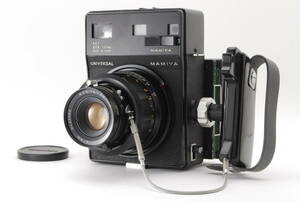 MAMIYA UNIVERSAL Press Sekor P 1:4.7 f=127mm 中盤フィルムカメラ レンズ セット マミヤ 動作確認