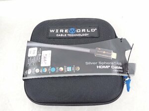 【未開封品】WIREWORLD HDMIケーブル Silver Sphere 48 1.0m ワイヤーワールド (2） ▽ 6E30A-2