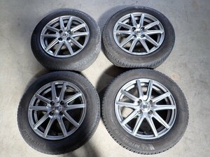 YS7861【送料無料175/65R15】アクア スイフト フィット キューブなどに 中古夏タイヤセット ▼15×5.5J 100/4H ET43▼