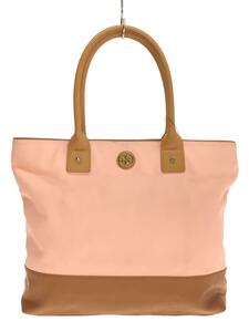 TORY BURCH◆トートバッグ/レザー/PNK