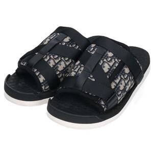 ディオール DIOR ALPHA SANDAL サイズ:43 オブリーク柄サンダル 中古 NO05