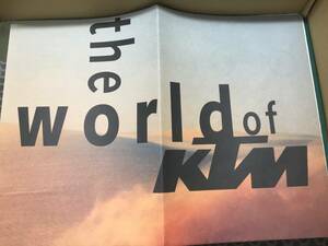 【バイクカタログ】the world of KTM ポスター大サイズ