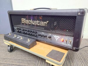 【動作未確認】Blackstar Blackfire200 ヘッドアンプ 真空管 ギターアンプ ブラックスター フットスイッチ付き 1円～　Y7097+